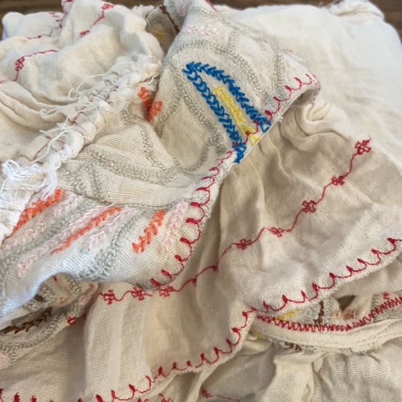 Free People boho top Free People Hailey Embroidered Top - Natural - Picture 11 of 13